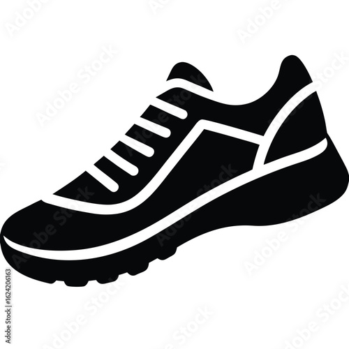 running shoes vector icon