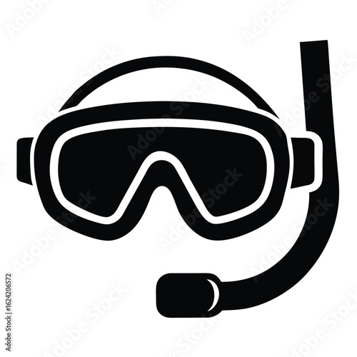 snorkel vector icon