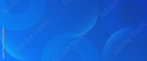 Abstract blue circle background with subtle blue gradient. Featuring geometric patterns, ideal for modern designs, digital projects. modern design