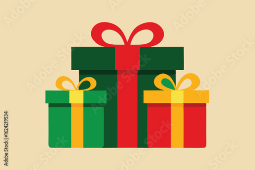 gift boxes vector illustration