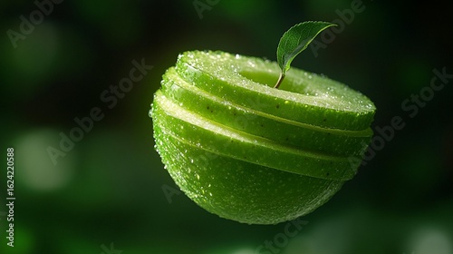 Green Apple Slices, Nature's Jewel