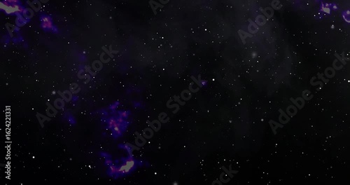 Milky way galaxy with stars and space dust in the universe