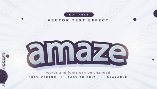 metallic amaze editable text style effect