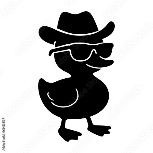 duck with a hat