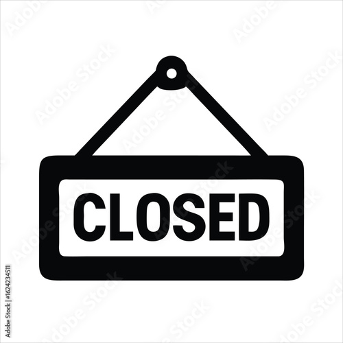 Closed tag icon vector image can be used for supermarket