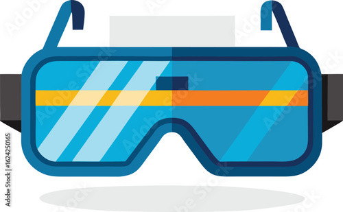 augmented reality glasses design clean white background