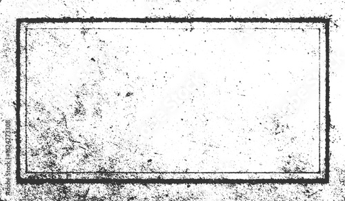 Abstract fame grunge black and white distressed texture Black grunge noise vintage retro rough old distress texture overlay transparent isolated background