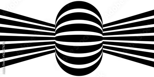 Abstract geometric lines. Perspective background  with 3D dimensional effect