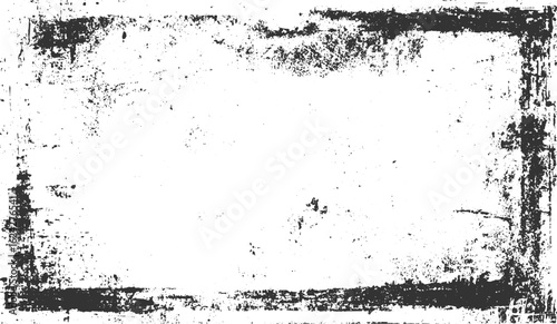 Wallpaper Mural Abstract dirty or aging film frame. Dust Vintage border texture. Old overlays effect for film transparent background Torontodigital.ca