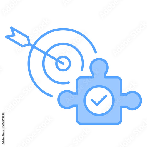 Solution Blue Icon