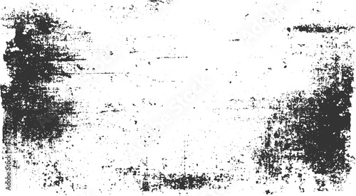 Wallpaper Mural Rough black and white texture vector. Distressed overlay texture. Distressed overlay texture for your design, scratched grunge urban, Vector Illustration. Black isolated on white background Torontodigital.ca
