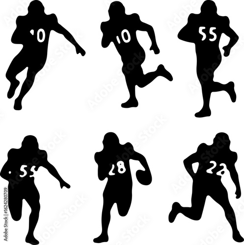 american football, kneeling player, patriotism,  vector bundle