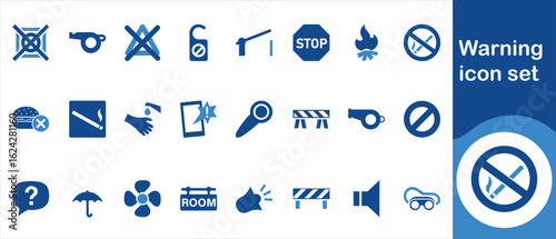 Warning icon set, road, prohibition, decoration, direction, hand, reflection, shape, forbidden, restricted, crossing, transportation, entry, restricted, limitation and more