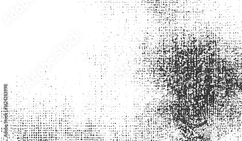 Black and white grunge. Distress overlay texture. Overlay textures set stamp grunge effect. Grunge texture of coarse cloth with diagonal fibers. transparent background