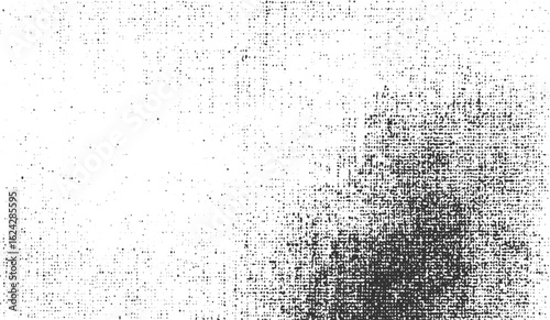 Distressed black texture. dot Dark grainy texture halftone grunge urban vector. Distressed Vector Illustration transparent background