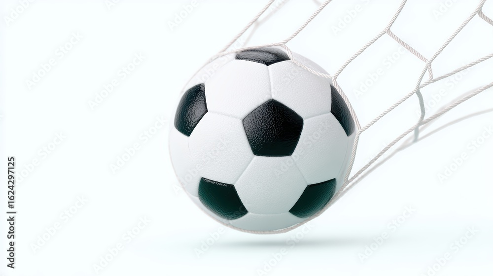 Naklejka premium Soccer Ball Goal! Sports, Football, Game, Victory