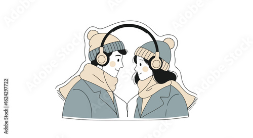 Shared Music: A Couple's Winter Serenade