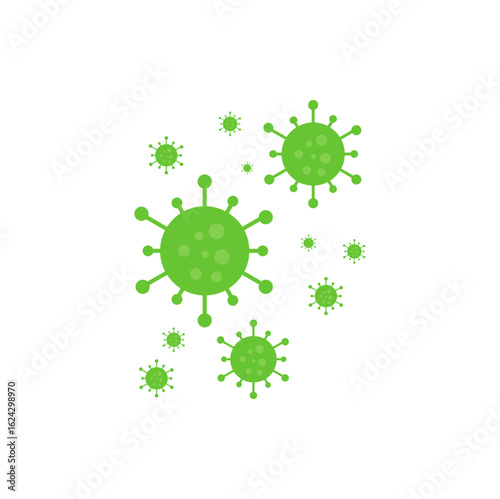 Infection viruses icon. human health microbiology science. Vector illustration 