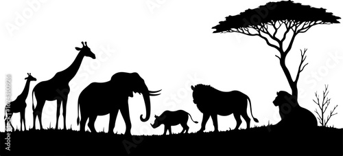 Dog Silhouettes in Various Poses vector bundle