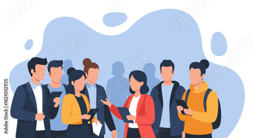 Diverse business team collaborating, ideal for presentations or website banners.