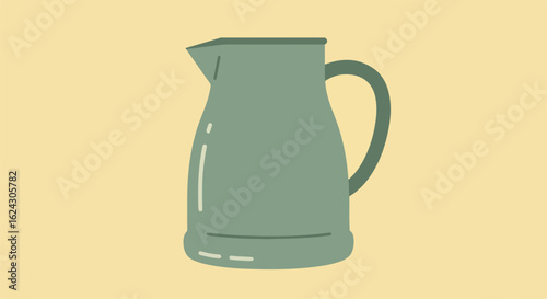 Pitcher on Beige. Still life. Home, Restaurant or Table Setting, food related project