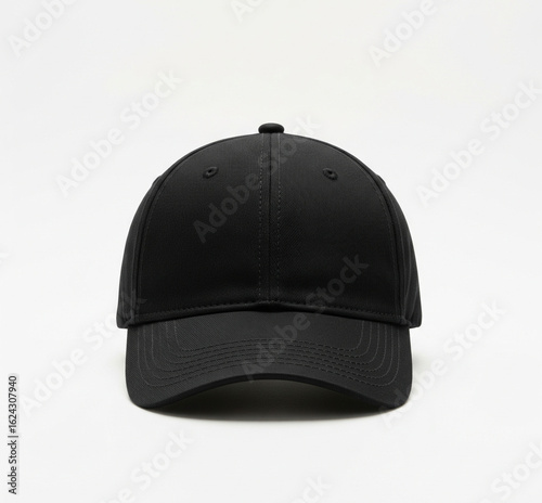 black baseball cap