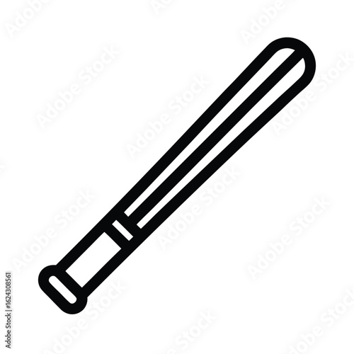 Relay Baton Outline Vector Illustration