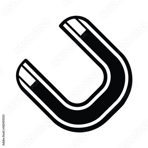 Magnet Outline Vector Illustration