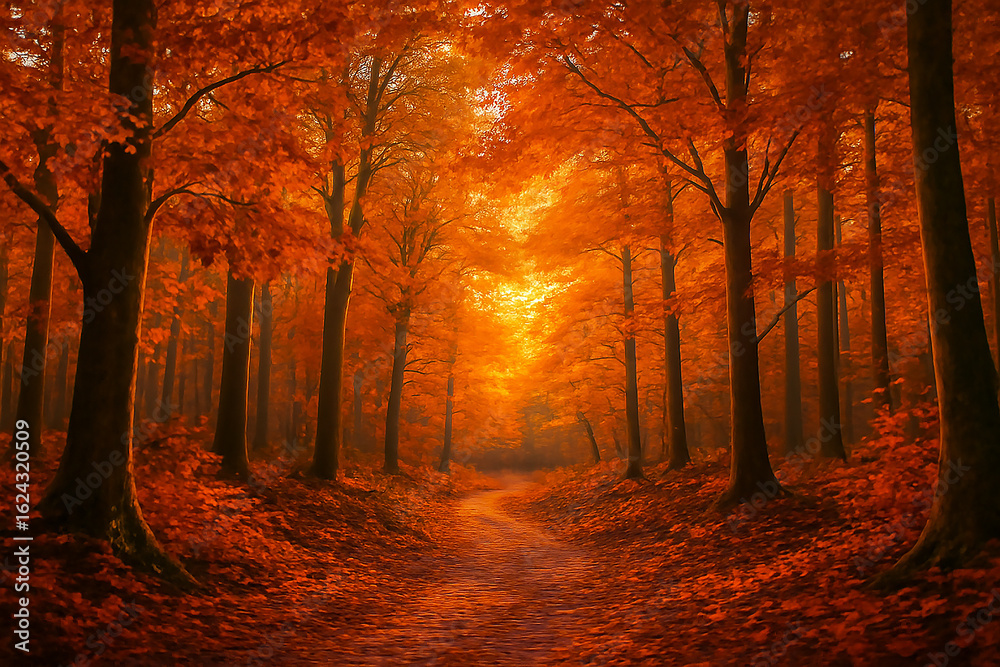 Fototapeta premium autumn in the forest