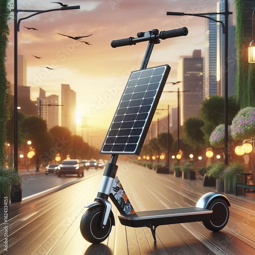 SolarPowered EScooter Hybrid Novelty Tech Medium Value LowEscoot