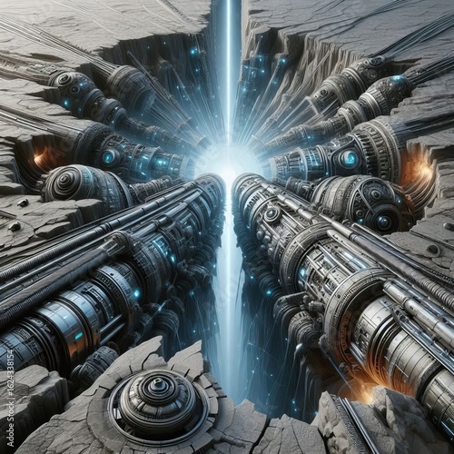 Technical Native species in fissures safety line integration