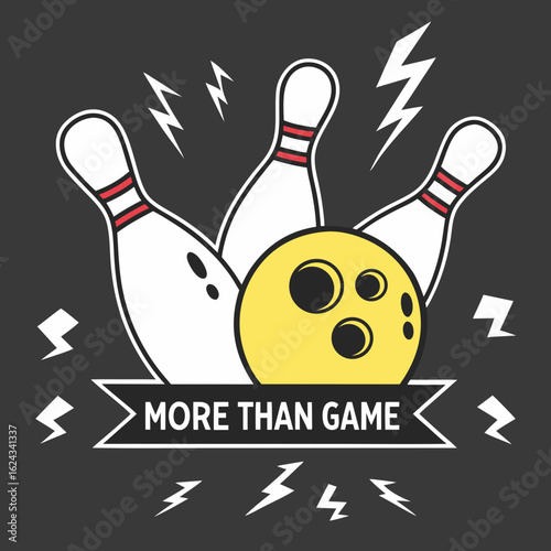 bowling ball hitting pins