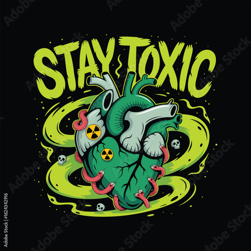 Stay Toxic – Mutant Slime Character