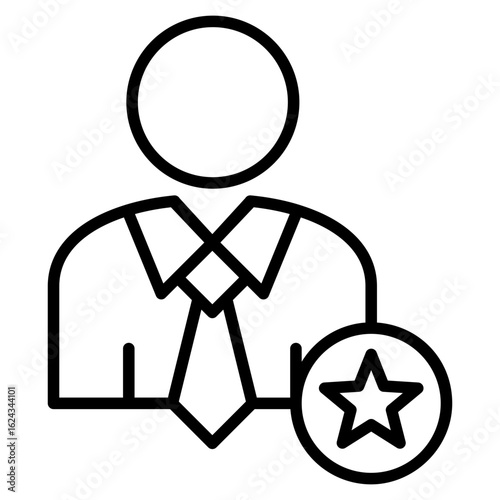Expert line icon