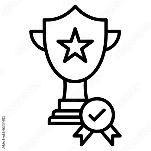 Quality line icon