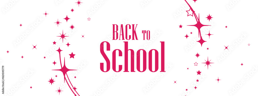 Fototapeta premium back to school text 