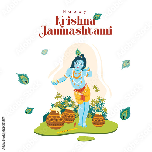 The Krishna god's birthday celebrated all over India