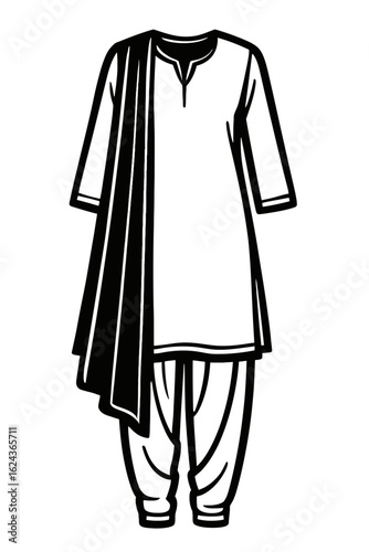 Traditional men's shalwar kameez for cultural wear