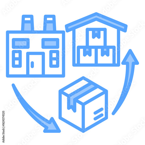 Third Party Logistics Icon
