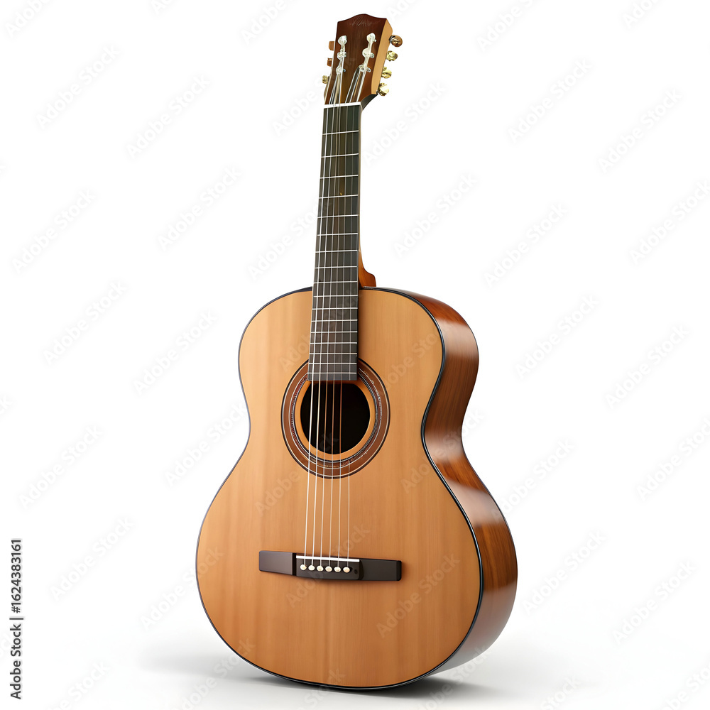 Obraz premium acoustic guitar a classic string instrument
