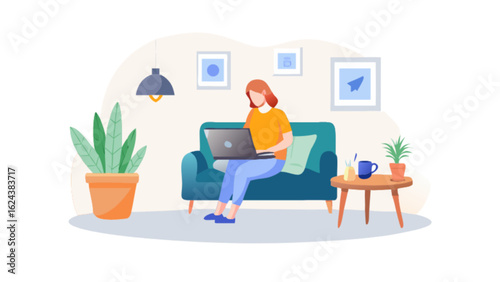 At home