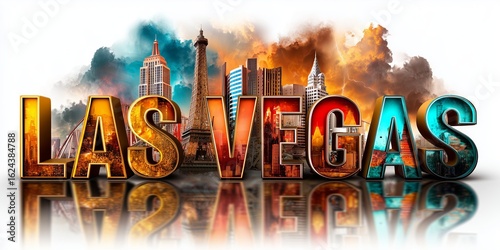 A bold, colorful depiction of the words 