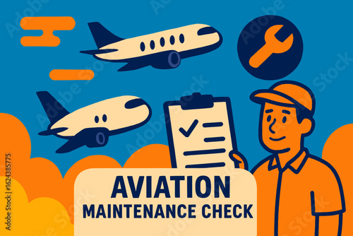 An expert aviation mechanic performs a thorough maintenance check on commercial aircraft, ensuring safety and operational readiness for flight.