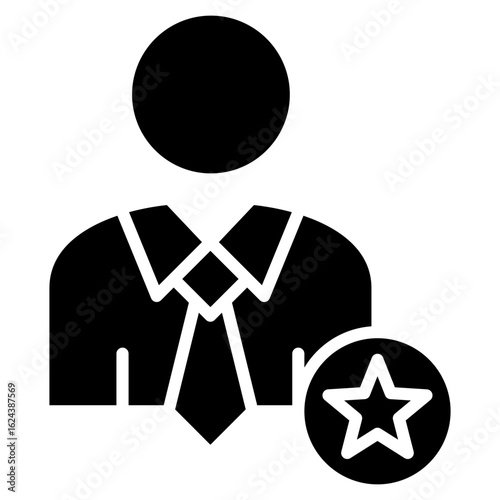 Expert glyph icon