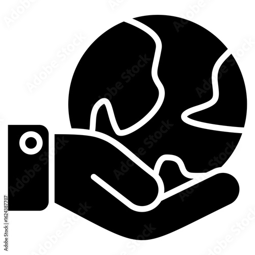 Environment glyph icon