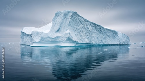 Wallpaper Mural The majestic iceberg floating serenely in the tranquil Arctic waters. Torontodigital.ca