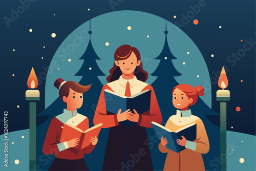 retro style christmas card design with victorian  (1).eps