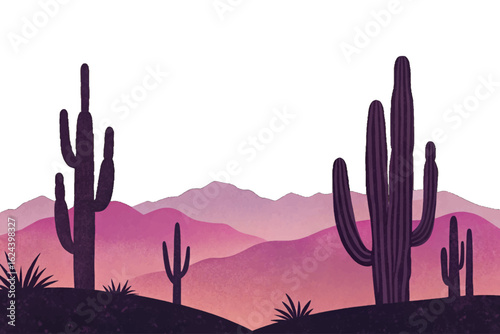 Surreal landscape with vibrant pink rocks and fluffy clouds, creating a dreamlike environment. Perfect for fantasy art, imaginative backgrounds, or whimsical digital scenes