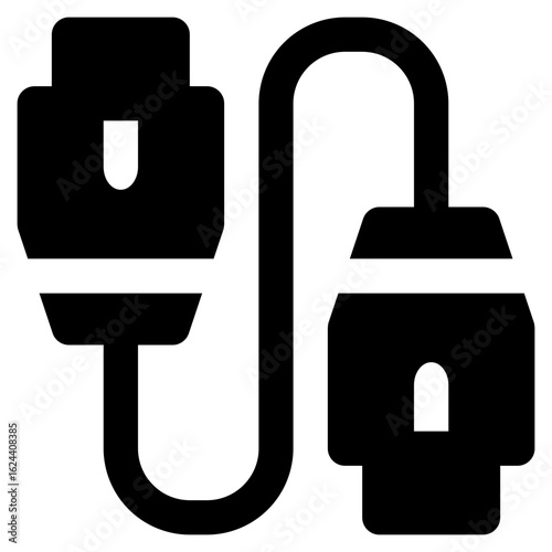 HDMI Cable Connector Icon Vector