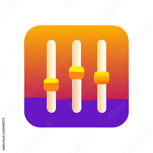Equalizer bars icon Material SVG Icon